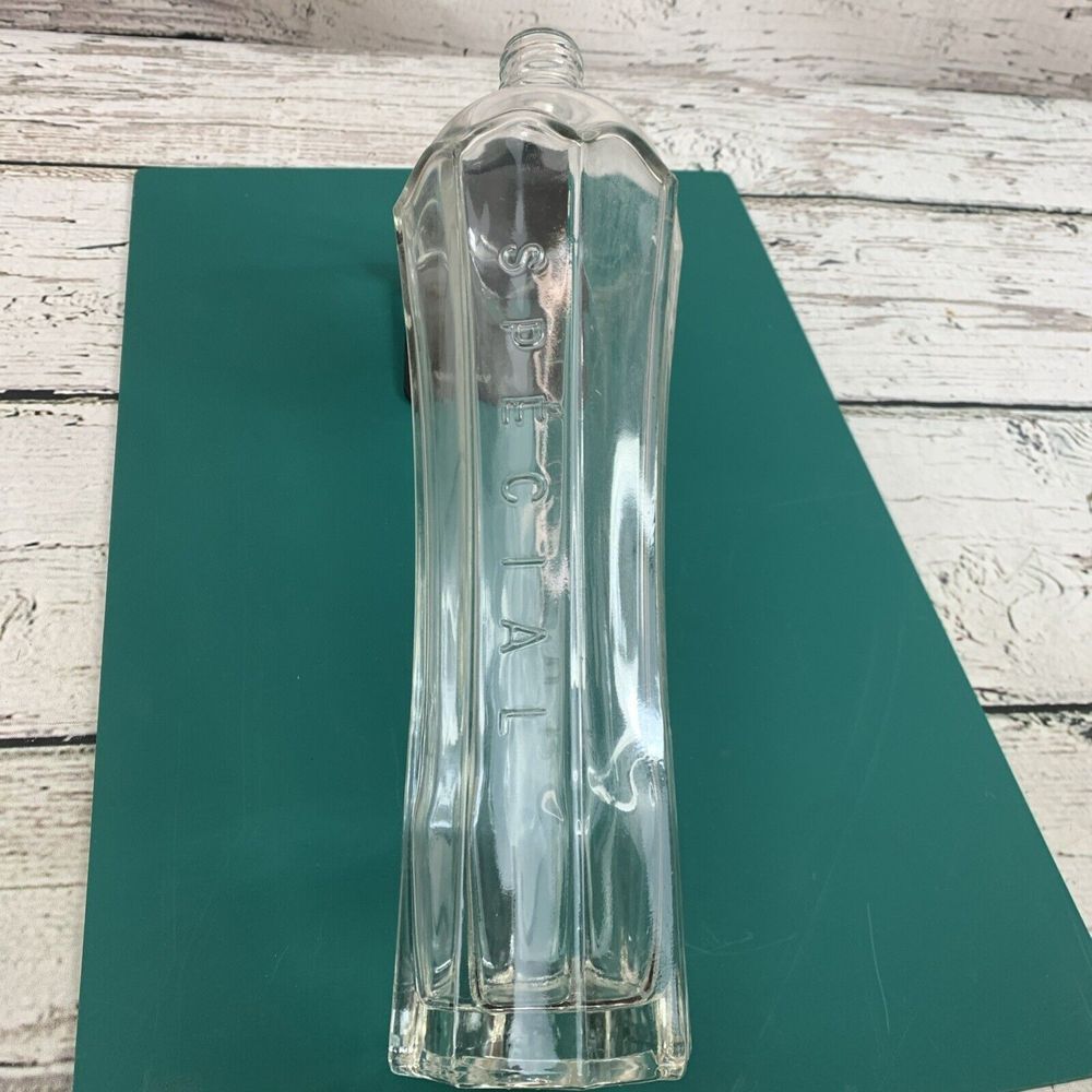 St. Germaine Elderflower Special Liqueur Glass Bottle 750mil 12" Tall No Cap